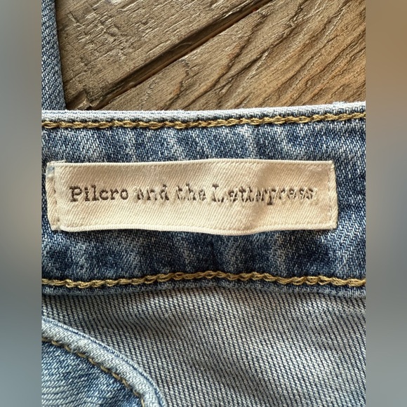 Pilcro & The Letterpress Pearl Embellished Jeans, 13.5” waist. - Picture 9 of 10